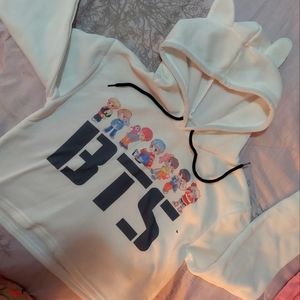 BTS Crop Sweater Hoodie